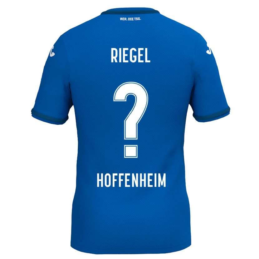 Danxen Mann Adrian Riegel #0 Kongeblå Hjemmetrøye Drakt Trøye 2024/25 Skjorter T-Skjorte