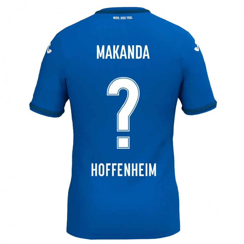 Danxen Mann Blessing Makanda #0 Kongeblå Hjemmetrøye Drakt Trøye 2024/25 Skjorter T-Skjorte