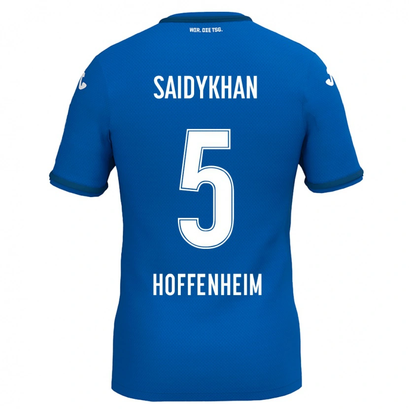 Danxen Mann Ibrahim Saidykhan #5 Kongeblå Hjemmetrøye Drakt Trøye 2024/25 Skjorter T-Skjorte