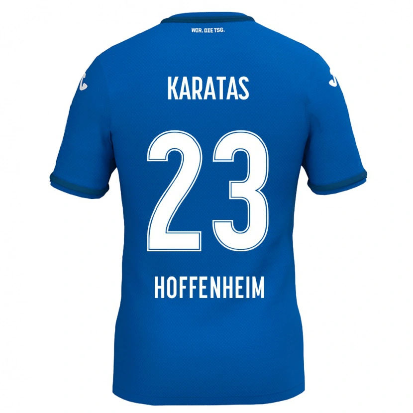 Danxen Mann Can Karatas #23 Kongeblå Hjemmetrøye Drakt Trøye 2024/25 Skjorter T-Skjorte