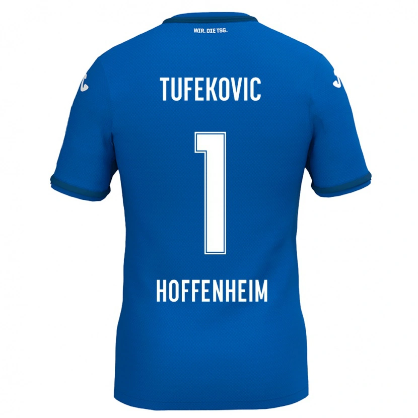 Danxen Mann Martina Tufekovic #1 Kongeblå Hjemmetrøye Drakt Trøye 2024/25 Skjorter T-Skjorte