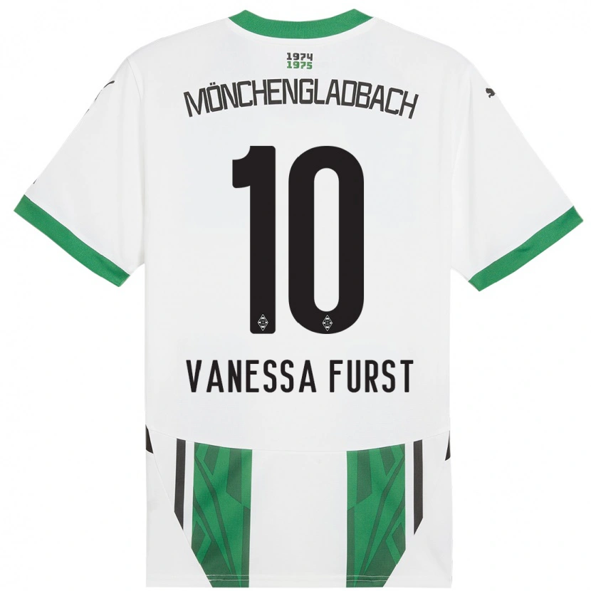 Danxen Mann Vanessa Fürst #10 Hvit Grønn Hjemmetrøye Drakt Trøye 2024/25 Skjorter T-Skjorte