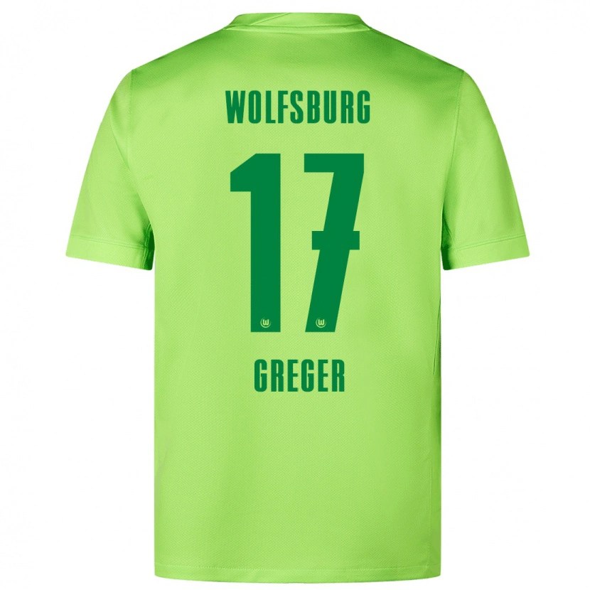 Danxen Mann Max Greger #17 Fluorescerende Grønn Hjemmetrøye Drakt Trøye 2024/25 Skjorter T-Skjorte