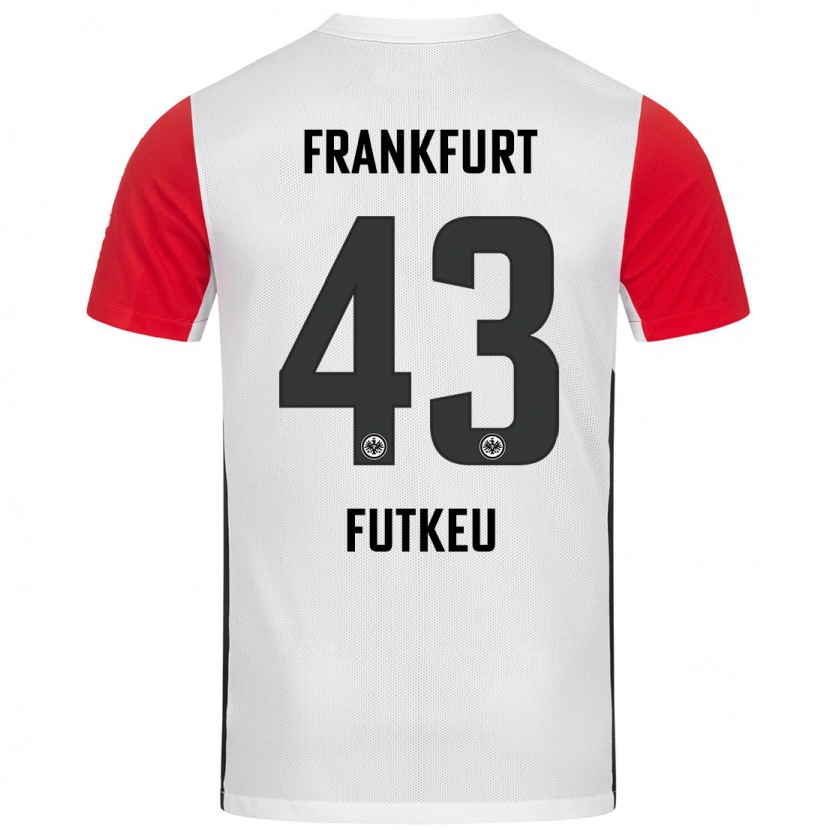 Danxen Mann Noel Futkeu #43 Hvit Rød Hjemmetrøye Drakt Trøye 2024/25 Skjorter T-Skjorte
