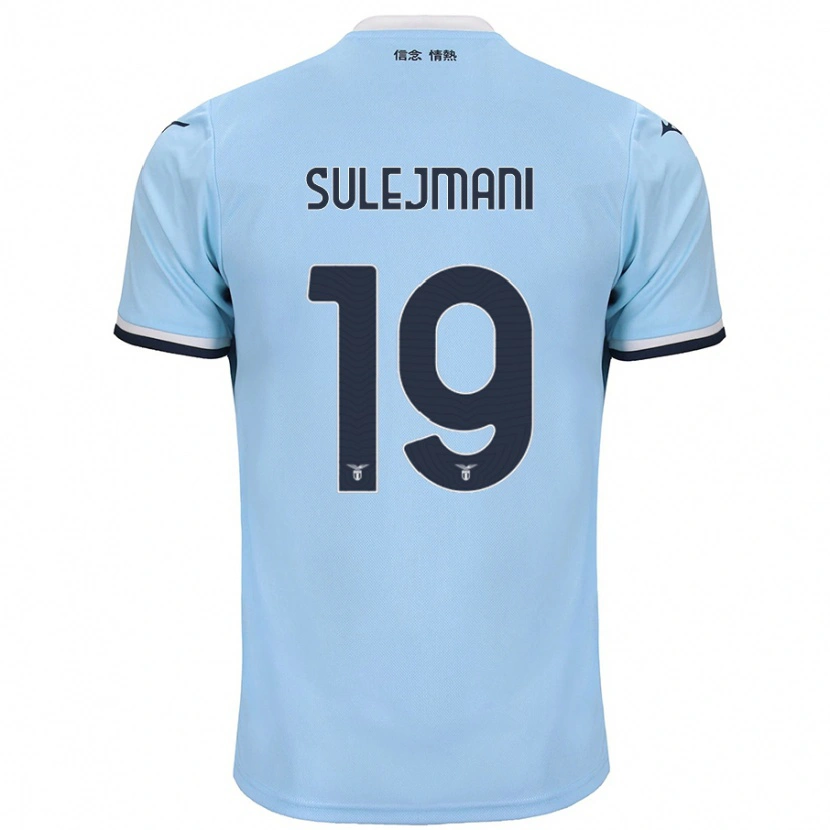 Danxen Mann Flavio Sulejmani #19 Blå Hjemmetrøye Drakt Trøye 2024/25 Skjorter T-Skjorte