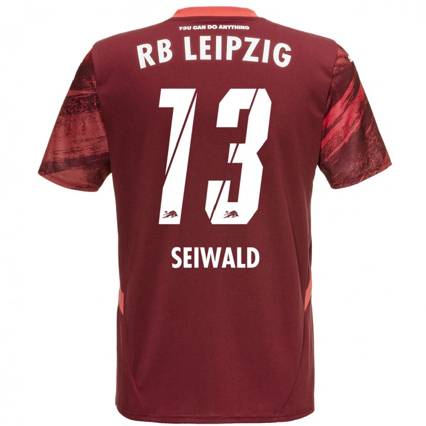 Danxen Mann Nicolas Seiwald #13 Burgund Bortetrøye Drakt Trøye 2024/25 Skjorter T-Skjorte