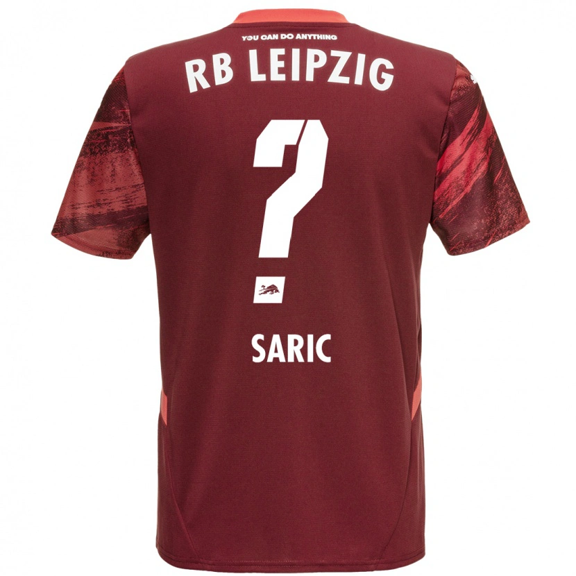 Danxen Mann Lucio Saric #0 Burgund Bortetrøye Drakt Trøye 2024/25 Skjorter T-Skjorte