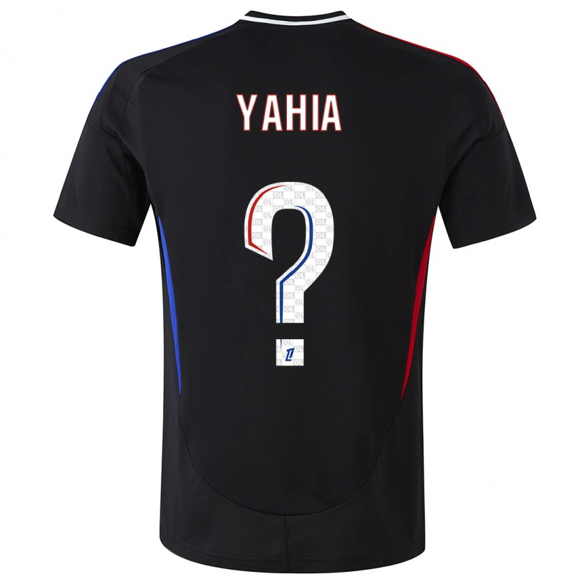 Danxen Mann Kelyan Yahia #0 Svart Bortetrøye Drakt Trøye 2024/25 Skjorter T-Skjorte