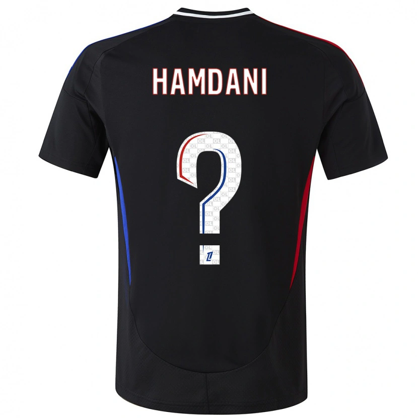 Danxen Mann Adil Hamdani #0 Svart Bortetrøye Drakt Trøye 2024/25 Skjorter T-Skjorte