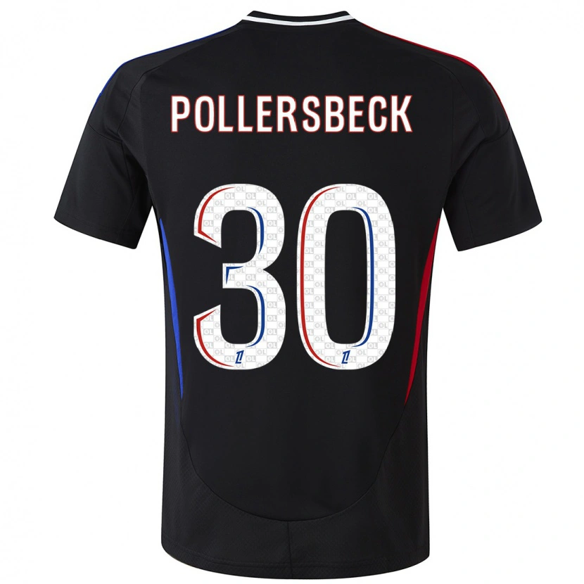 Danxen Mann Julian Pollersbeck #30 Svart Bortetrøye Drakt Trøye 2024/25 Skjorter T-Skjorte
