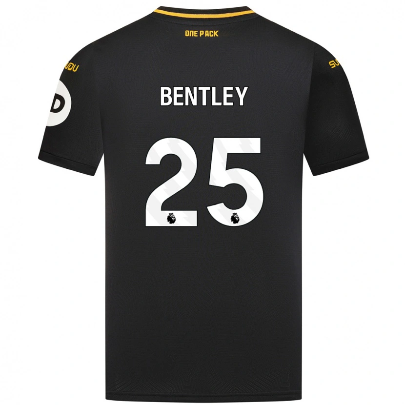 Danxen Mann Daniel Bentley #25 Svart Bortetrøye Drakt Trøye 2024/25 Skjorter T-Skjorte