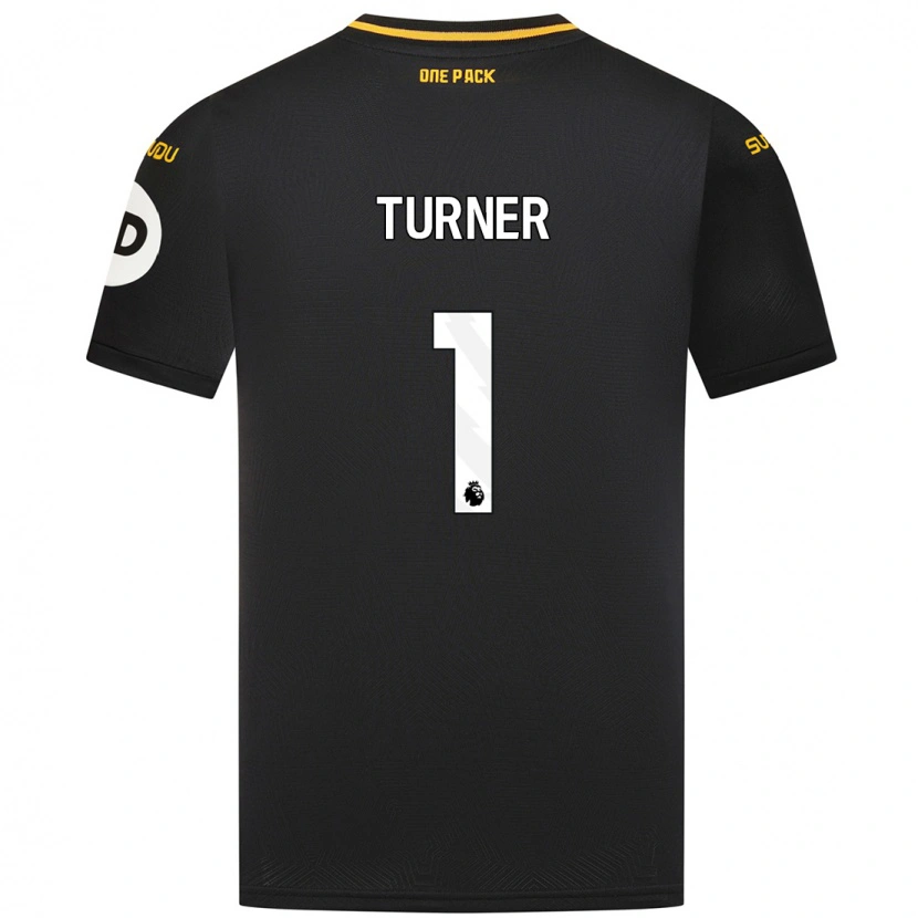 Danxen Mann Shannon Turner #1 Svart Bortetrøye Drakt Trøye 2024/25 Skjorter T-Skjorte