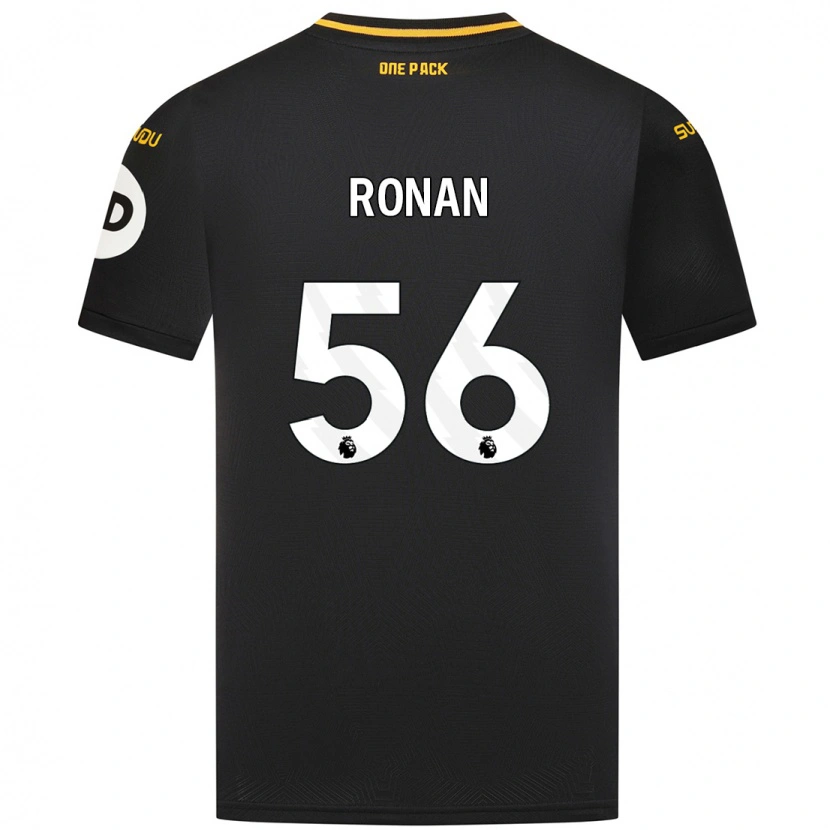 Danxen Mann Connor Ronan #56 Svart Bortetrøye Drakt Trøye 2024/25 Skjorter T-Skjorte
