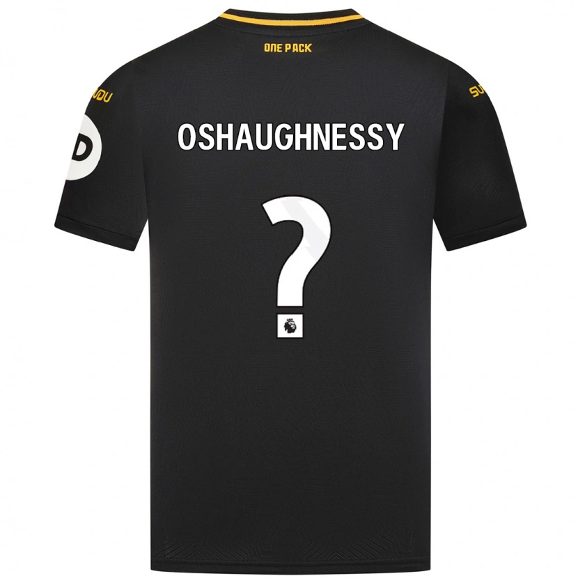 Danxen Mann Joe Oshaughnessy #0 Svart Bortetrøye Drakt Trøye 2024/25 Skjorter T-Skjorte