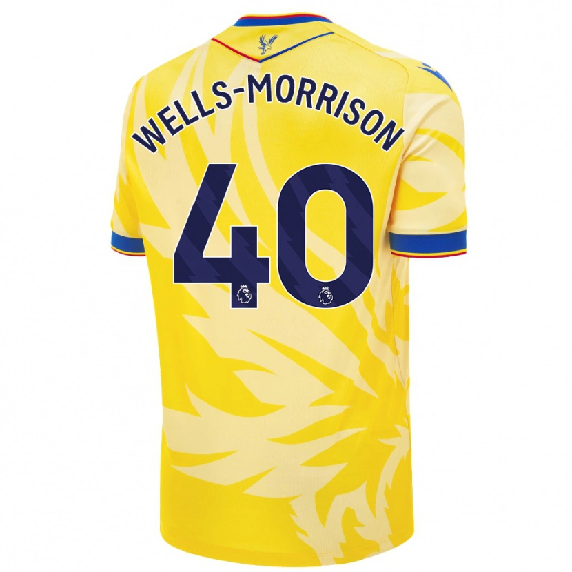 Danxen Mann Jack Wells-Morrison #40 Gul Bortetrøye Drakt Trøye 2024/25 Skjorter T-Skjorte