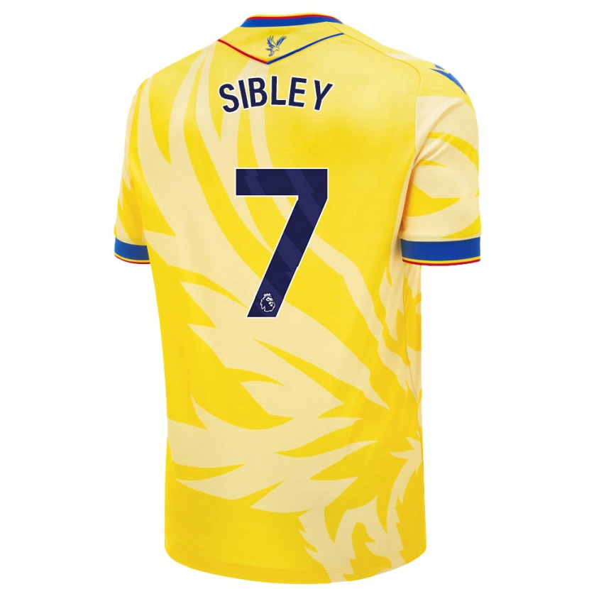 Danxen Mann Isabella Sibley #7 Gul Bortetrøye Drakt Trøye 2024/25 Skjorter T-Skjorte