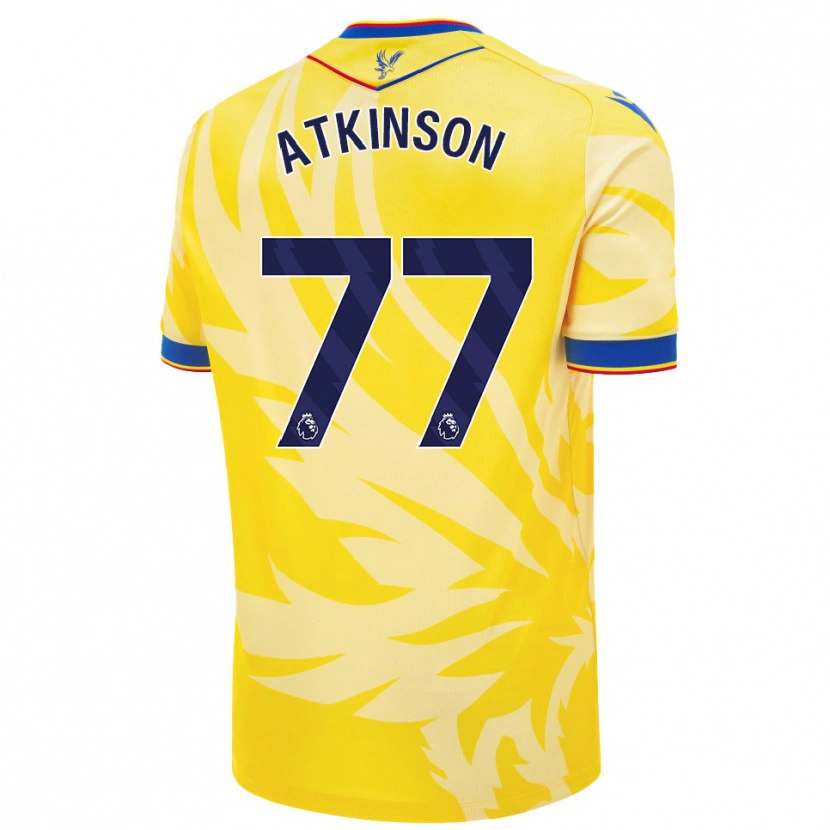 Danxen Mann Isibeal Atkinson #77 Gul Bortetrøye Drakt Trøye 2024/25 Skjorter T-Skjorte