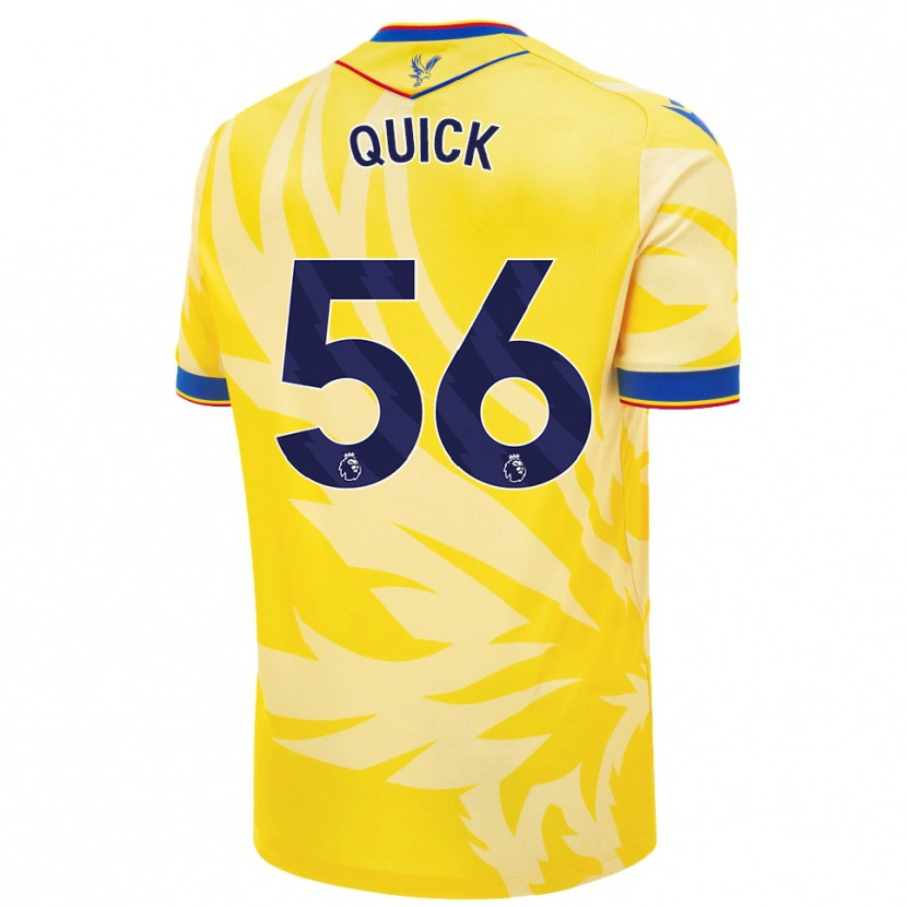 Danxen Mann Daniel Quick #56 Gul Bortetrøye Drakt Trøye 2024/25 Skjorter T-Skjorte