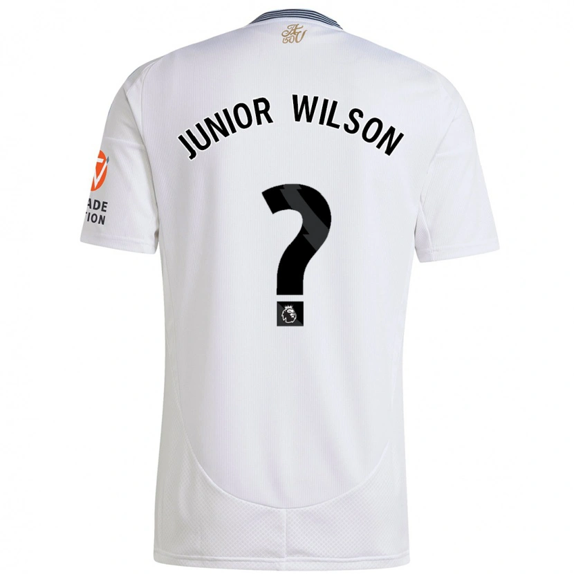 Danxen Mann Junior Wilson #0 Hvit Bortetrøye Drakt Trøye 2024/25 Skjorter T-Skjorte