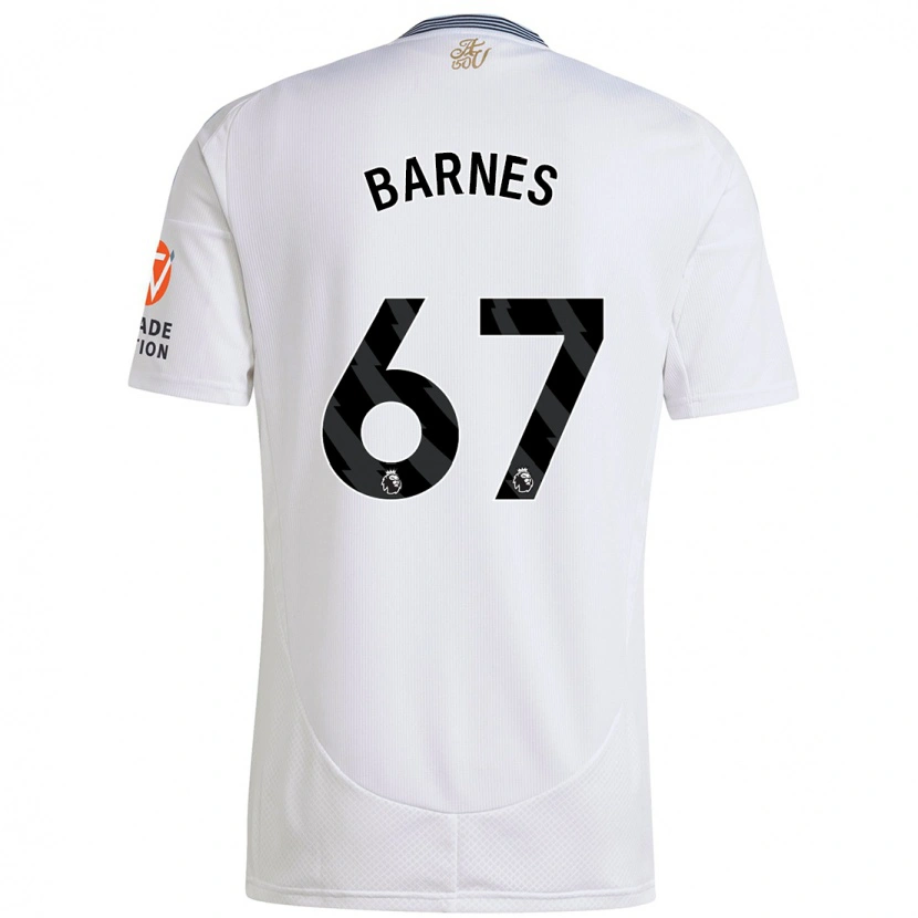 Danxen Mann Mikell Barnes #67 Hvit Bortetrøye Drakt Trøye 2024/25 Skjorter T-Skjorte