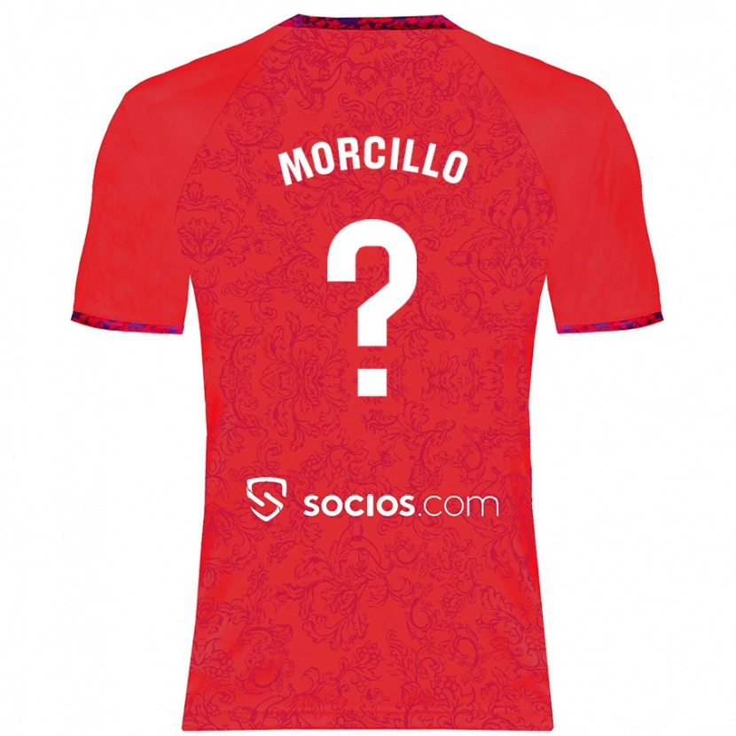 Danxen Mann Raquel Morcillo #0 Rød Bortetrøye Drakt Trøye 2024/25 Skjorter T-Skjorte