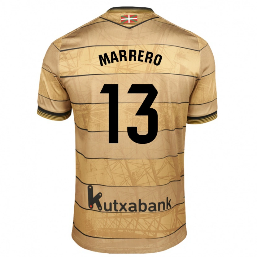 Danxen Mann Unai Marrero #13 Brun Bortetrøye Drakt Trøye 2024/25 Skjorter T-Skjorte