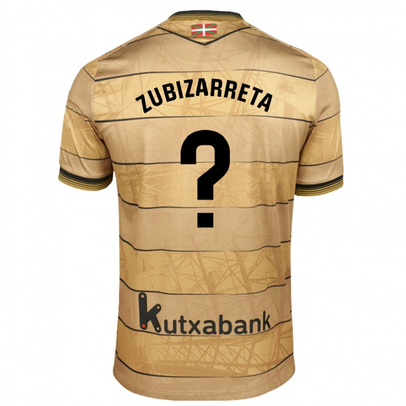 Danxen Mann Pablo Zubizarreta #0 Brun Bortetrøye Drakt Trøye 2024/25 Skjorter T-Skjorte