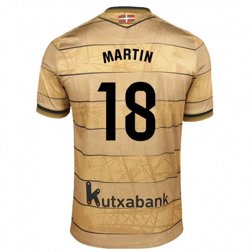 Danxen Mann Hugo Martín #18 Brun Bortetrøye Drakt Trøye 2024/25 Skjorter T-Skjorte