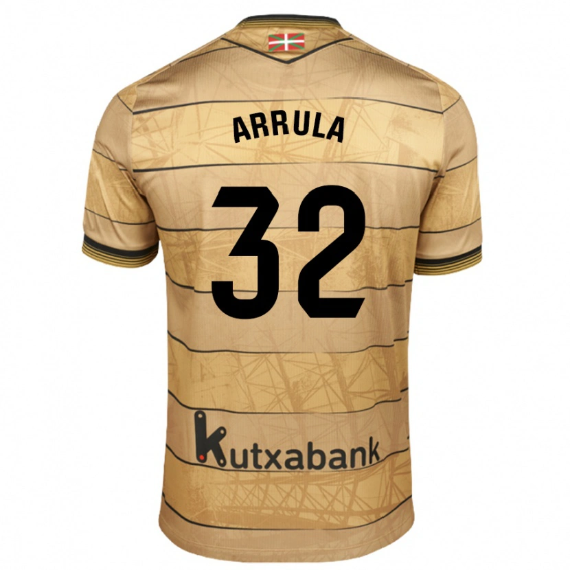 Danxen Mann Julia Arrula #32 Brun Bortetrøye Drakt Trøye 2024/25 Skjorter T-Skjorte
