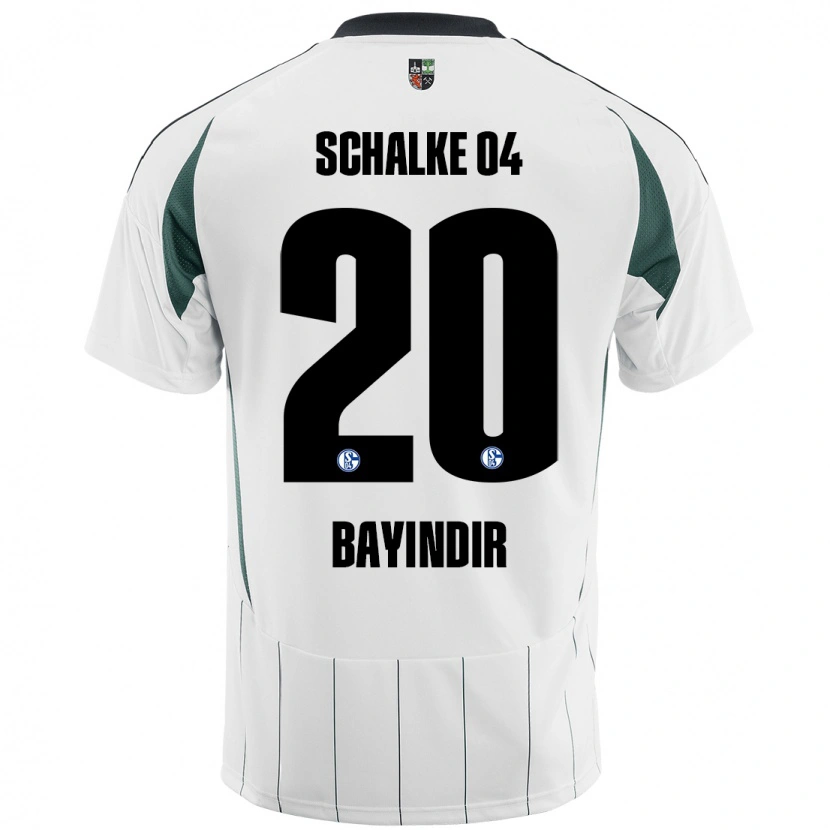 Danxen Mann Aris Bayindir #20 Hvit Grønn Bortetrøye Drakt Trøye 2024/25 Skjorter T-Skjorte