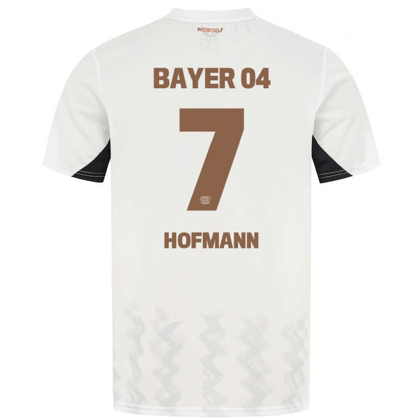 Danxen Mann Jonas Hofmann #7 Hvit Svart Bortetrøye Drakt Trøye 2024/25 Skjorter T-Skjorte