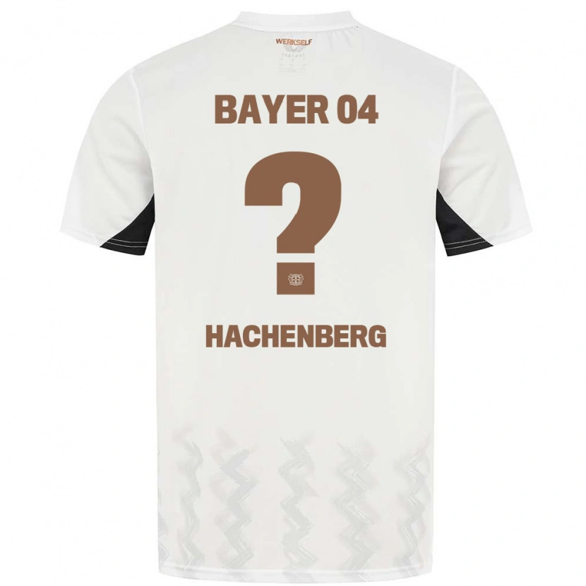 Danxen Mann Merlin Hachenberg #0 Hvit Svart Bortetrøye Drakt Trøye 2024/25 Skjorter T-Skjorte
