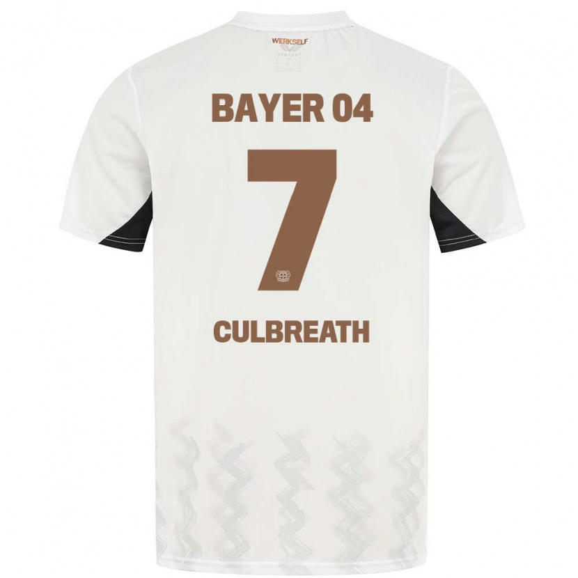 Danxen Mann Montrell Culbreath #7 Hvit Svart Bortetrøye Drakt Trøye 2024/25 Skjorter T-Skjorte