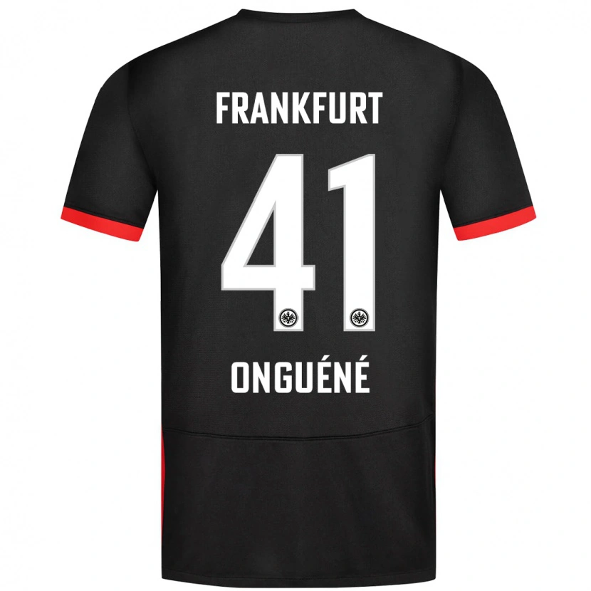 Danxen Mann Jérôme Onguéné #41 Svart Bortetrøye Drakt Trøye 2024/25 Skjorter T-Skjorte