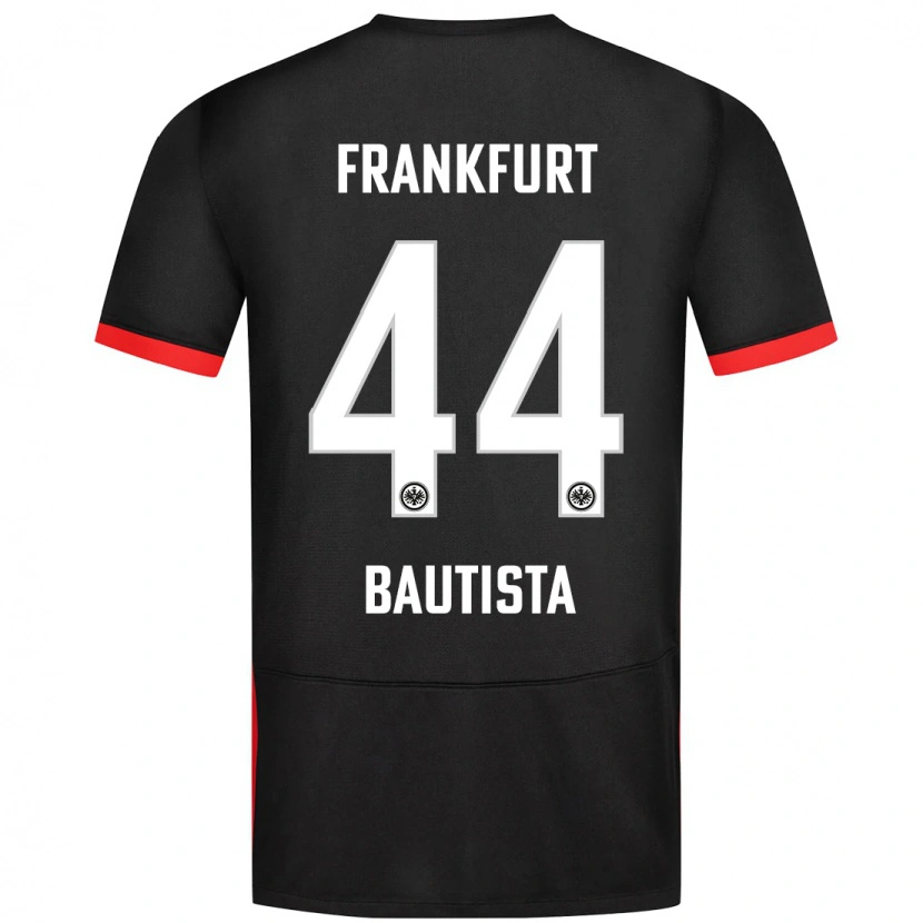 Danxen Mann Davis Bautista #44 Svart Bortetrøye Drakt Trøye 2024/25 Skjorter T-Skjorte