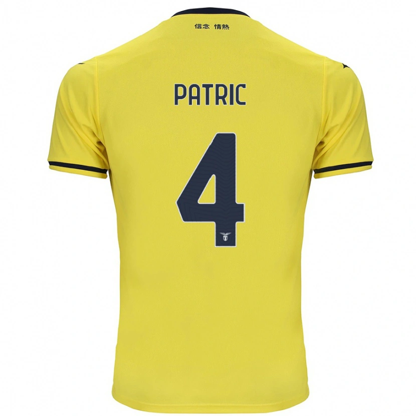 Danxen Mann Patric #4 Gul Bortetrøye Drakt Trøye 2024/25 Skjorter T-Skjorte