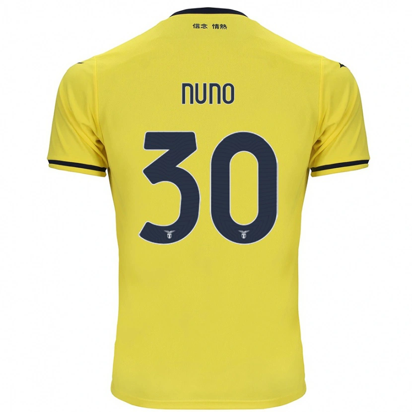 Danxen Mann Nuno Tavares #30 Gul Bortetrøye Drakt Trøye 2024/25 Skjorter T-Skjorte