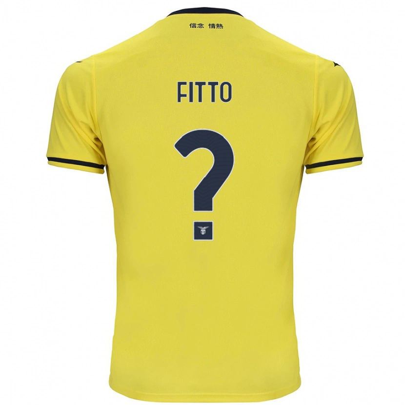 Danxen Mann Gabriele Fitto #0 Gul Bortetrøye Drakt Trøye 2024/25 Skjorter T-Skjorte