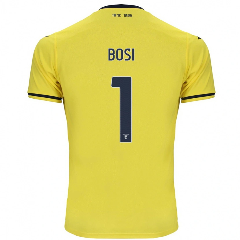 Danxen Mann Gioele Bosi #1 Gul Bortetrøye Drakt Trøye 2024/25 Skjorter T-Skjorte
