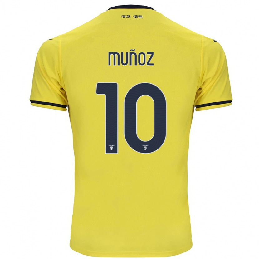 Danxen Mann Cristo Muñoz #10 Gul Bortetrøye Drakt Trøye 2024/25 Skjorter T-Skjorte