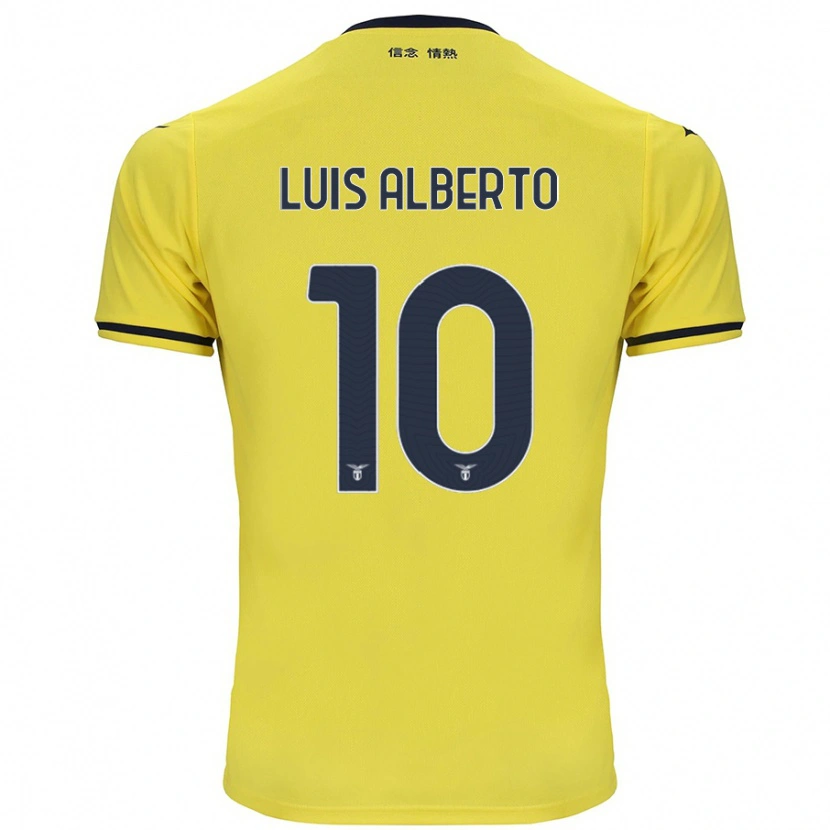 Danxen Mann Luis Alberto #10 Gul Bortetrøye Drakt Trøye 2024/25 Skjorter T-Skjorte