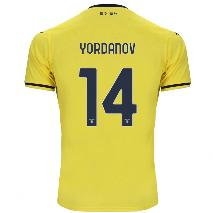 Danxen Mann Damyan Yordanov #14 Gul Bortetrøye Drakt Trøye 2024/25 Skjorter T-Skjorte