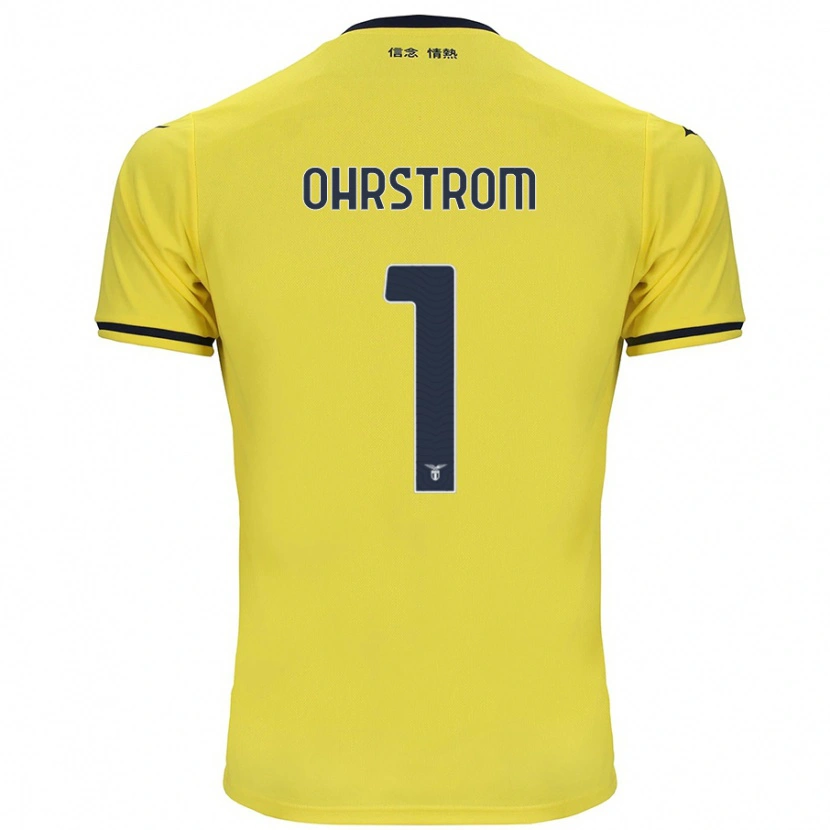 Danxen Mann Stephanie Ohrstrom #1 Gul Bortetrøye Drakt Trøye 2024/25 Skjorter T-Skjorte