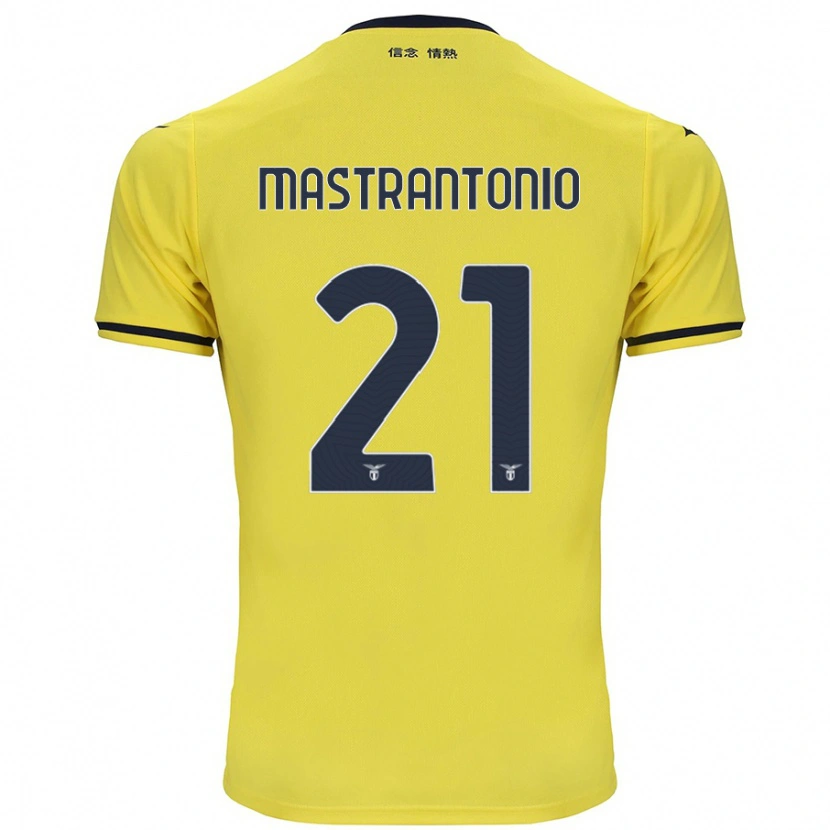 Danxen Mann Ella Mastrantonio #21 Gul Bortetrøye Drakt Trøye 2024/25 Skjorter T-Skjorte