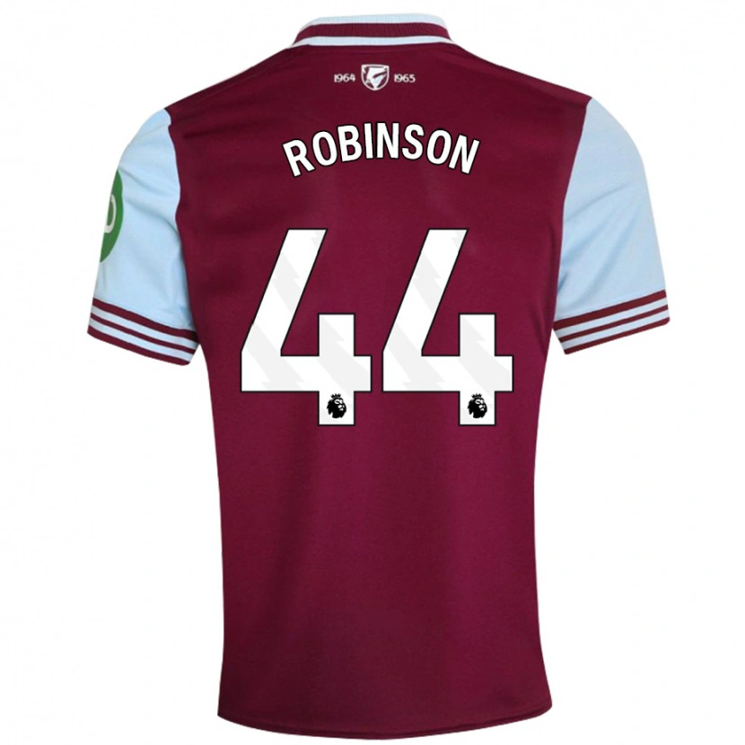 Danxen Dame Junior Robinson #44 Mørk Rød Hjemmetrøye Drakt Trøye 2024/25 Skjorter T-Skjorte