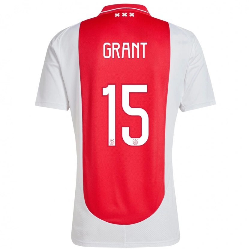 Danxen Dame Chasity Grant #15 Rød Hvit Hjemmetrøye Drakt Trøye 2024/25 Skjorter T-Skjorte