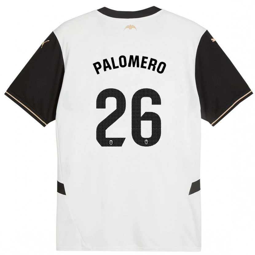 Danxen Dame Marc Palomero #26 Hvit Svart Hjemmetrøye Drakt Trøye 2024/25 Skjorter T-Skjorte