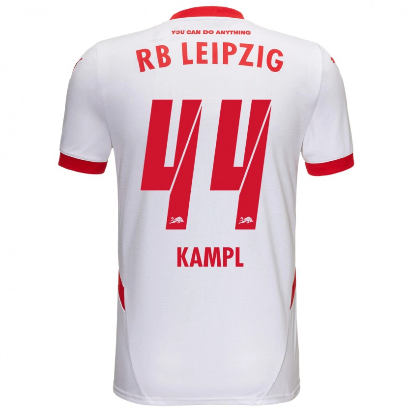 Danxen Dame Kevin Kampl #44 Hvit Rød Hjemmetrøye Drakt Trøye 2024/25 Skjorter T-Skjorte