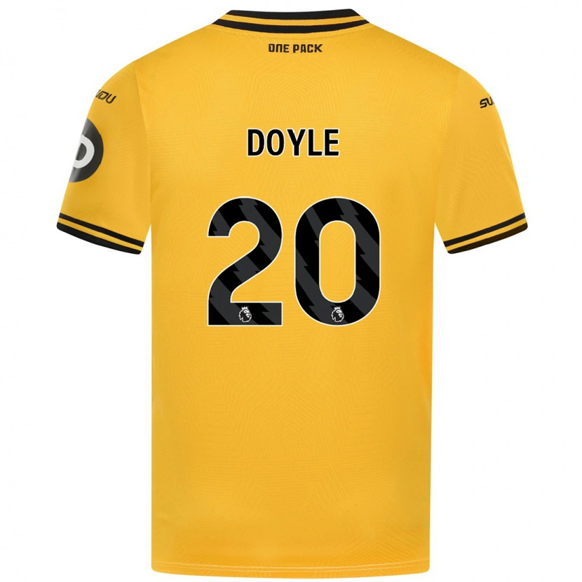 Danxen Dame Tommy Doyle #20 Gul Hjemmetrøye Drakt Trøye 2024/25 Skjorter T-Skjorte