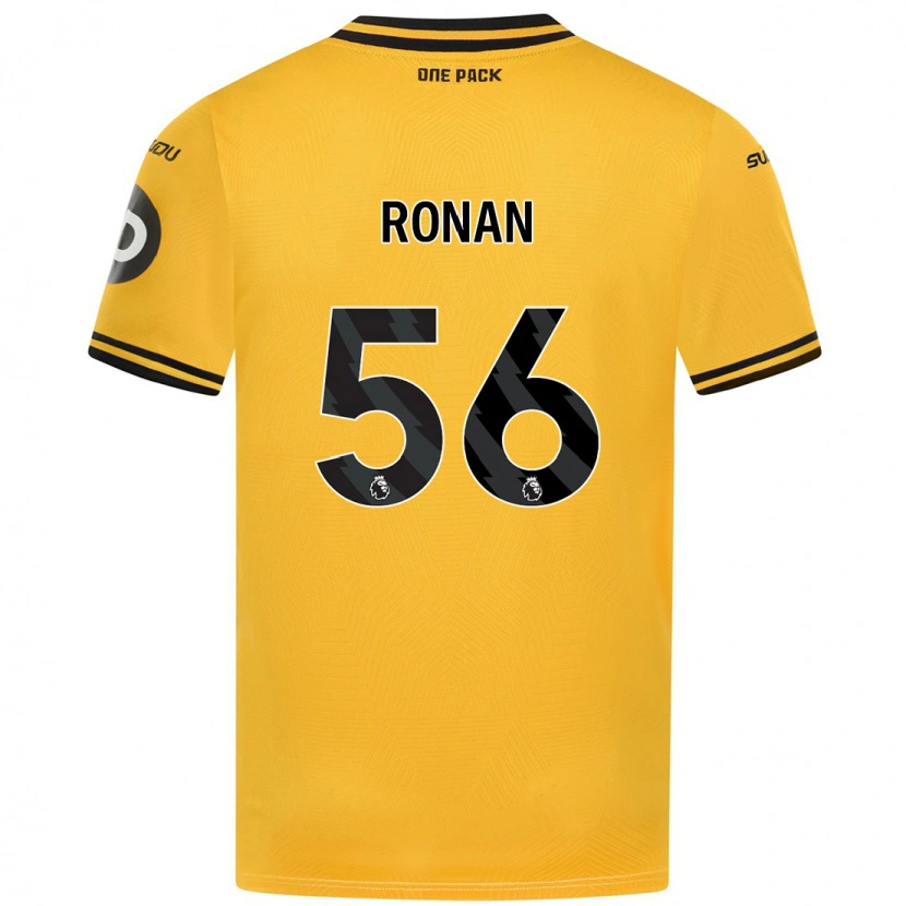Danxen Dame Connor Ronan #56 Gul Hjemmetrøye Drakt Trøye 2024/25 Skjorter T-Skjorte